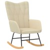Scaun balansoar, crem, material textil