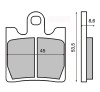 Placute Frana Sinterizate Fata GTS 300 - Performanta Maxima