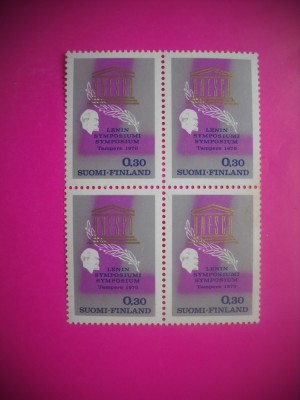 HOPCT MNH 165 SIMPOZION LENIN 1 VAL 1970 TAMPERE -FINLANDA foto