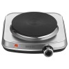 Plita electrica Sencor 1500W cu termostat reglabil, 18 cm, inox