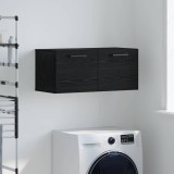 vidaXL Dulap de perete Stejar negru 80 x 36.5 x 35 cm Lemn compozit