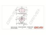 Dr!ve+ DP1010.10.0868 set placute frana,frana disc