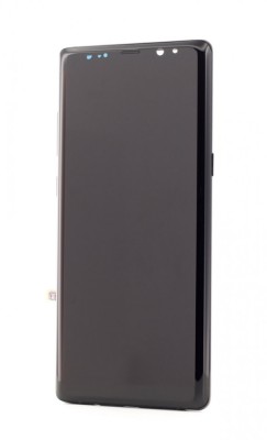 LCD Samsung Galaxy Note 8, N950, Negru + Rama, foto