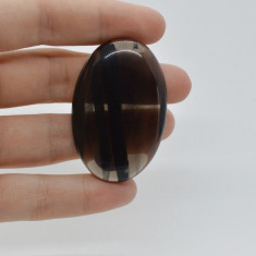 Cabochon obsidian midnight lace 48x32x7mm c5