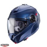 Casca modulabila pentru scuter - motocicleta (flip-up) Caberg model Duke Evo SV albastru mat Yama Pinlock ready &ndash; lentila Pinlock inclusa M (57/58cm)