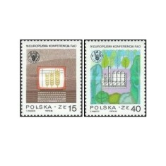 Polonia 1988 - conferinta FAO, serie neuzata