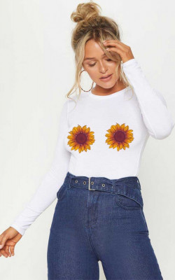 Bluza dama alba - Sunflower - S foto
