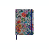 Notebook coperta tare piele A5 144 pagini Clairefontaine Celeste Flori