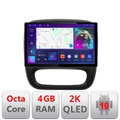 Navigatie dedicata Renault Trafic 2014-2017 N-rt09 Edonav ecran 13&amp;quot; 2K 8 si 128 Android Waze USB Navigatie 4G 360 Toslink Youtube V1 CarStore Technolo foto