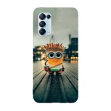 Husa compatibila cu Oppo A54 5G, Viceversa, model Cool minion, Silicon, TPU, Transparent, Carcasa