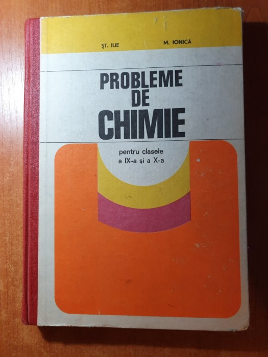 probleme de chimie pentru clasele a 9-a si a 10-a din anul 1981