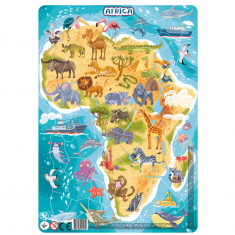 Puzzle cu rama - Africa (53 piese) foto