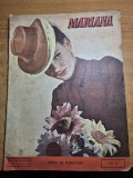 Revista pentru femei - mariana - 15 aprilie 1944 - moda,pantofi,palarii,jacheta de matase si lana,pardesiuri