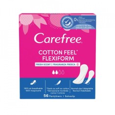 CAREFREE COTTON FRESH PANTYLINERS 56BUC foto
