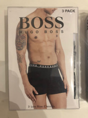 Boxeri Hugo Boss set 3 buc bumbac, la oferta foto