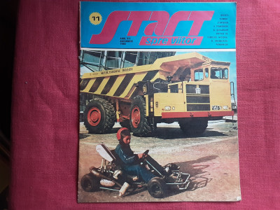 Revista START SPRE VIITOR - Anul VII Nr.11 noiembrie 1986 foto