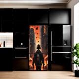 Folie imprimata color pentru decor Frigider, dimensiune 200 x 90cm, model: AVX-FR29, AVEX