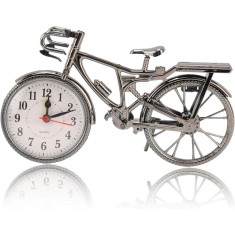 Ceas desteptator de masa Vintage Bike cu forma de bicicleta