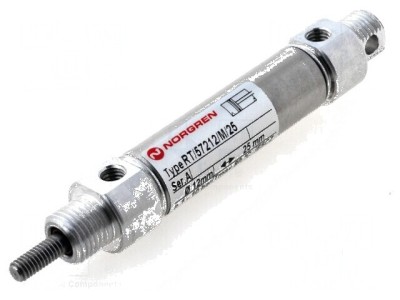 Cilindru pneumatic rotund foto