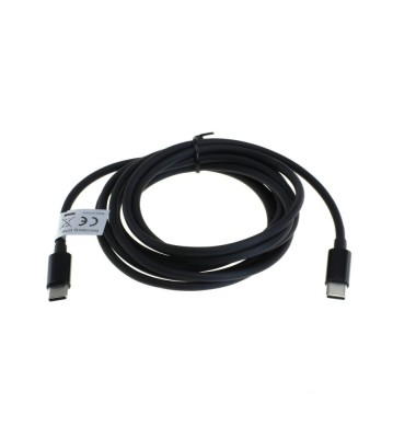 Cablu de date OTB - USB-C 2.0 tată la USB-C 2.0 tată - USB-PD 100W - 2,0 m - negru foto