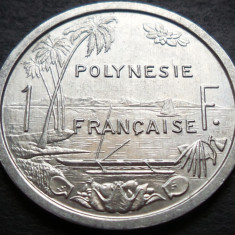 Moneda exotica 1 FRANC - POLYNESIE / POLINEZIA FRANCEZA, anul 1982 *Cod 3626 UNC