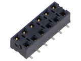 Conector şiruri pini mamă 12 pini 2,54mm SAMTEC SMT gold flash