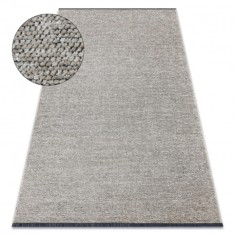 Covor FLORENCE 24021 Unicolor, glamour, țesut plat, franjuri - bej, 78x150 cm