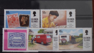 TS24/01 Timbre Serie Solomon Island foto