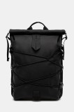 Rains rucsac Trail Cord Rolltop Backpack W3 culoarea negru, mare, uni, 14480