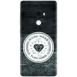 Husa silicon pentru Xiaomi Mi Mix 2, Work Hard Play Hard