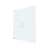 Panou Intrerupator Simplu cu Touch Din Sticla LUXION SmartElectro IntelligentHouse