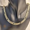 Lant Cuban Masiv 14K Aur, 51cm, 7mm - SaraTremo - Placat Aur, Unisex, Hipoalergenic, Certificat Calitate