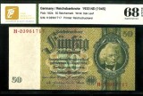 Germania 50 mărci 1933 P182b UNC SUPERB