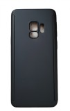Set husa protectie formata din 3 piese fata spate si folie silicon compatibila cu Samsung Galaxy S9 Negru