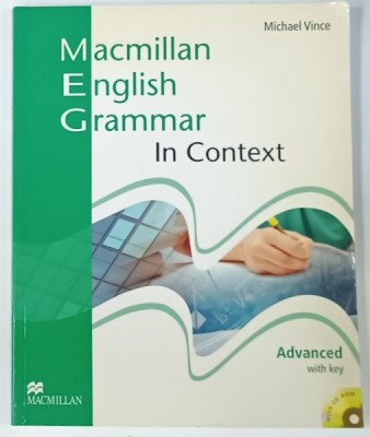 MACMILLAN ENGLISH GRAMMAR IN CONTEXT by MICHAEL VINCE , 2008 , CD INCLUS * foto