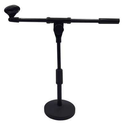 Stativ profesional pentru microfon IdeallStore&amp;reg;, Sound Helper, metalic, 40 cm, negru foto