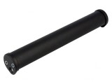 Manetă aluminiu neagră ovală 34,5mm x 306mm