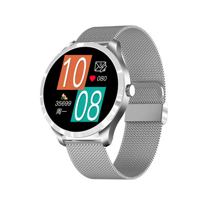 Ceas Smartwatch XK Fitness Q9L cu Display 1.28 inch, Oxigen, Puls, Argintiu foto