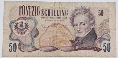 Austria, 50 Shilling 1970 foto