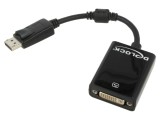 Adaptor DisplayPort mufă la DVI-I (24+5) soclu, 0,12m, negru