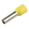 Varf terminal cablu de 6 mm galben