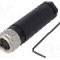 Conector M8, 3 pini, clasa etanseitate IP67, BULGIN - PXPPAM08FBF03AST