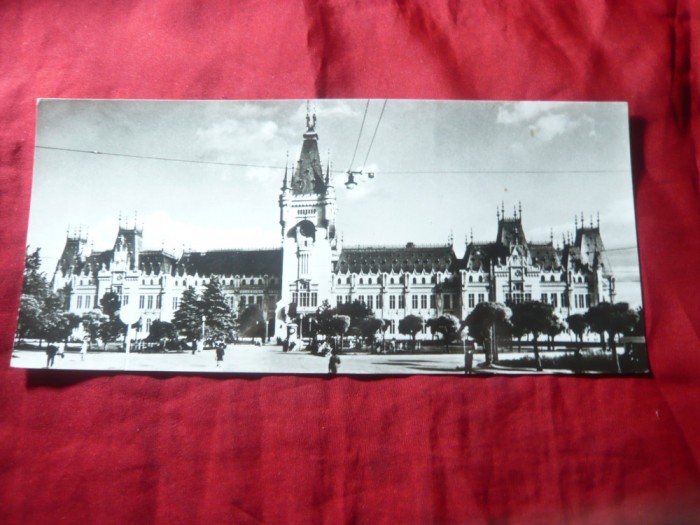 Ilustrata Iasi Palatul Culturii anii &#039;60 , format lung ed. Meridiane