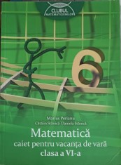 MATEMATICA, CAIET PENTRU VACANTA DE VARA CLASA A VI-A-MARIUS PERIANU, CATALIN STANICA, DANIELA STANICA-263964 foto