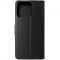 Husa tip carte cu stand Techsuit, aspect piele neagra, pentru Honor 200 Smart, X7c