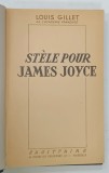 STELE POUR JAMES JOYCE par LOUIS GILLET , 1941