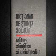 Ana Conea, Irina Vintila - Dictionar de stiinta solului (1977, editie cartonata)