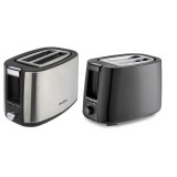 Prajitor Paine 750W 2 Felii Negru Decakila KETS008B