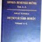 DICTIONAR SARB-ROMAN VOLUMUL A-L , 1998