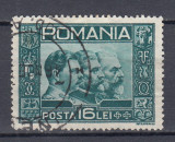 ROMANIA 1932 LP 92 EFIGIA CELOR TREI REGI STAMPILAT